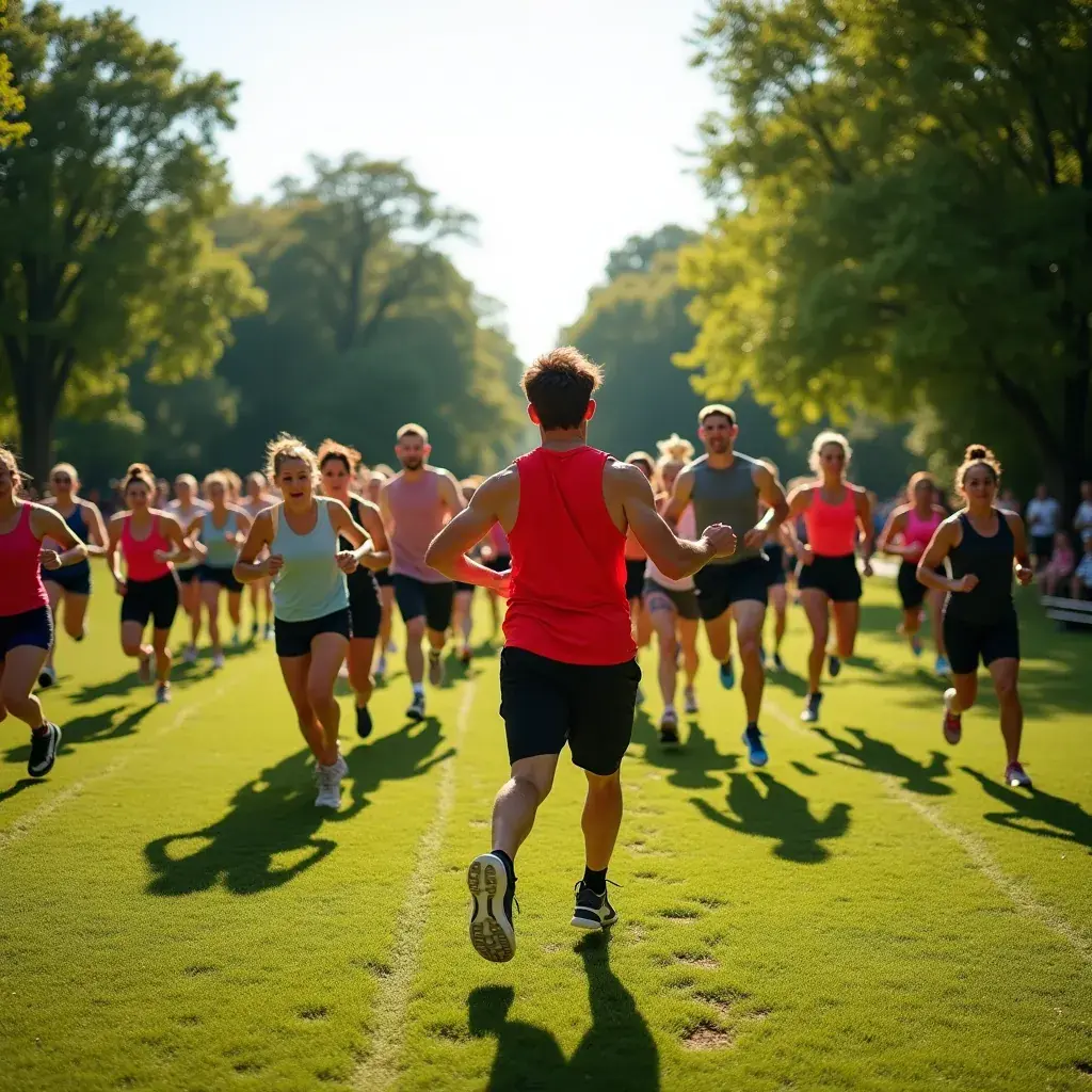 Hombres realizando ejercicios de resistencia en una estación de entrenamiento.
